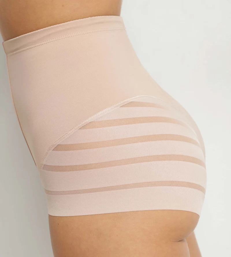 Hoher Slip mit flachem Bauch Nude für Damen Dim Silhouette Élégance
