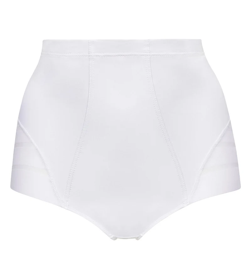 Hoher Slip mit flachem Bauch, weiß, Damen, Dim Silhouette Élégance