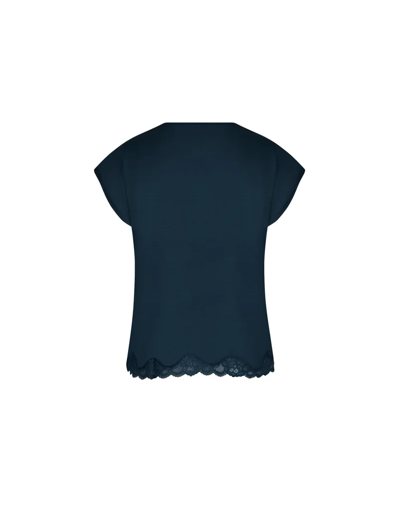 Antigel von Lise Charmel – Einfach perfektes, lockeres T-Shirt in Blau-Sarcelle