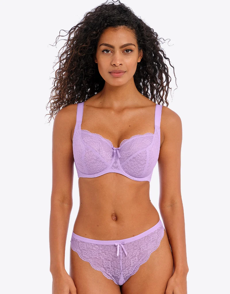 Freya Fancies Brazilian Brief Purple Rose