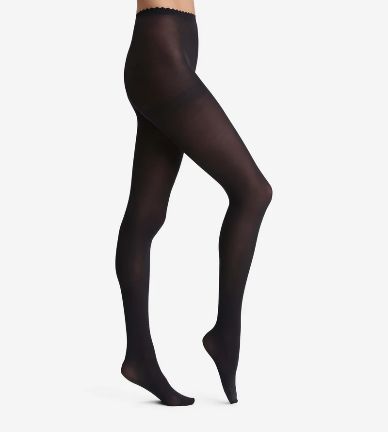 Blickdichte Strumpfhose schwarz 40D Body Touch Microfibre