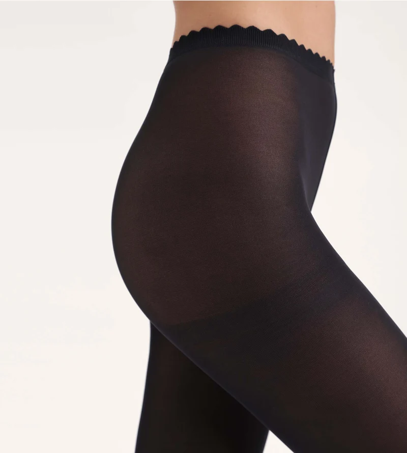 Blickdichte Strumpfhose schwarz 40D Body Touch Microfibre