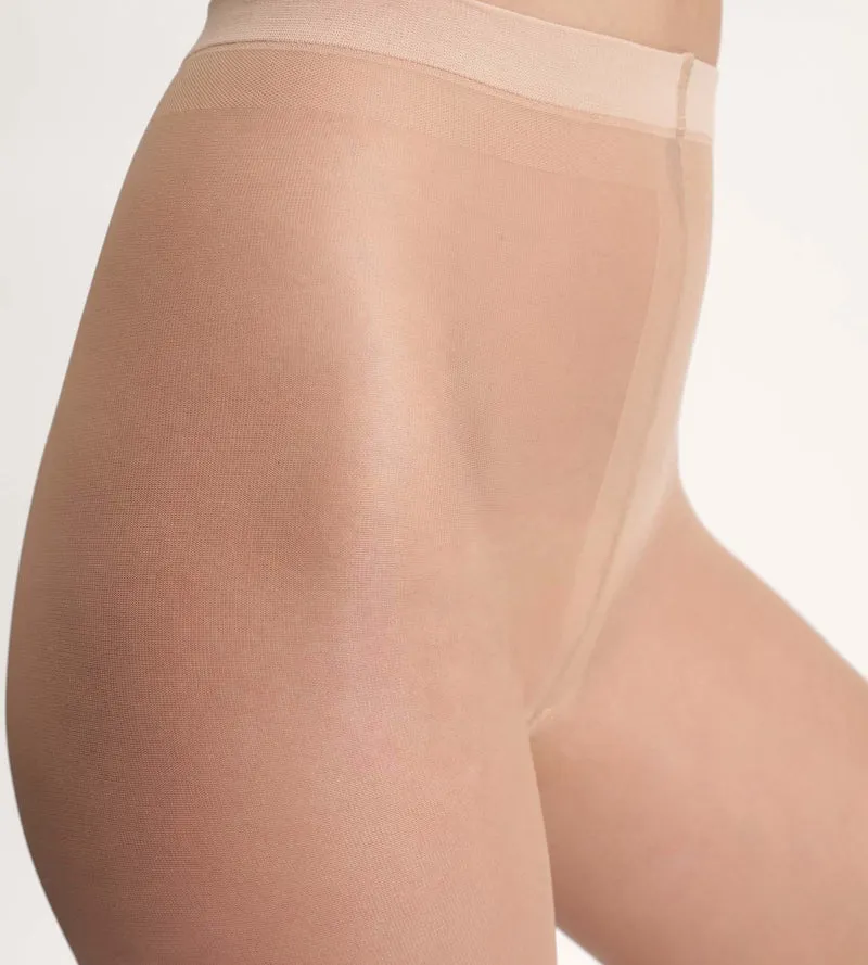 Diam's Silhouette Fuselée halbtransparente hautfarbene Strumpfhose