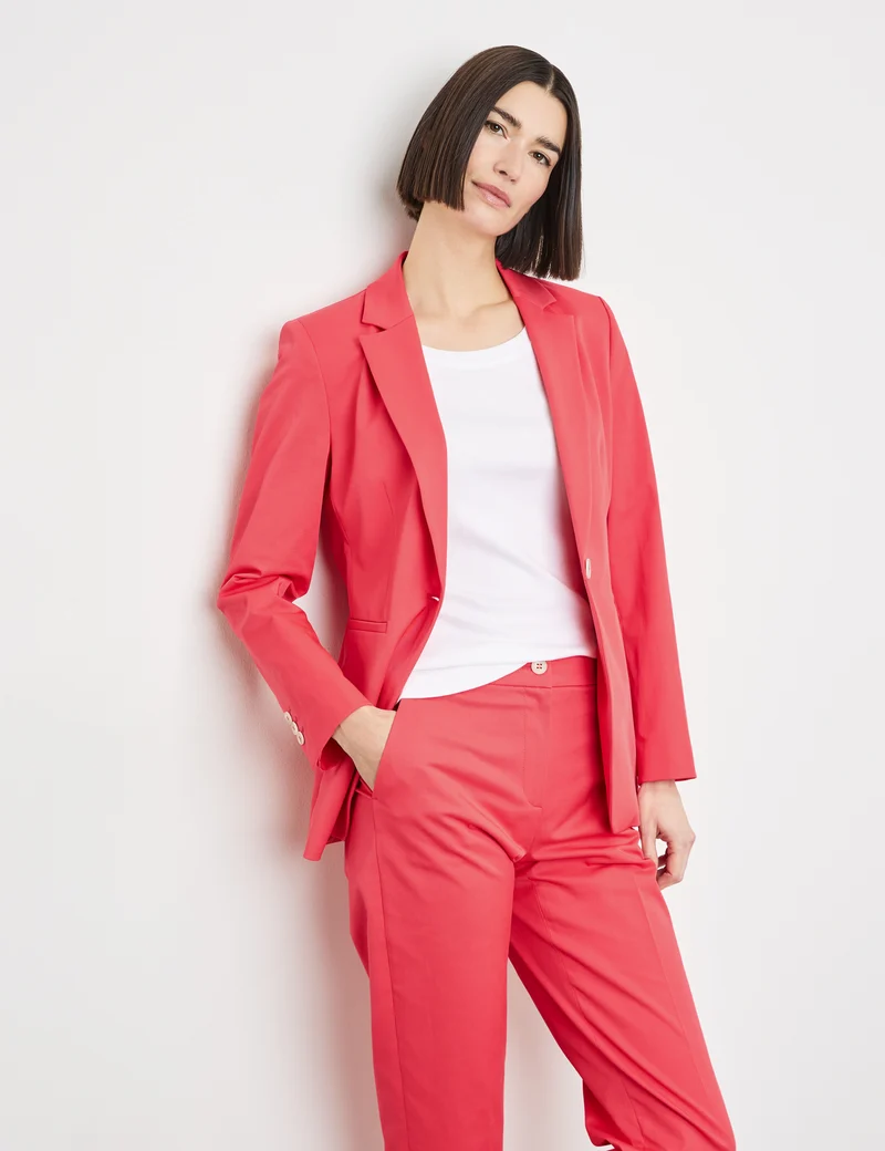 Klassischer Blazer mit Stretchkomfort