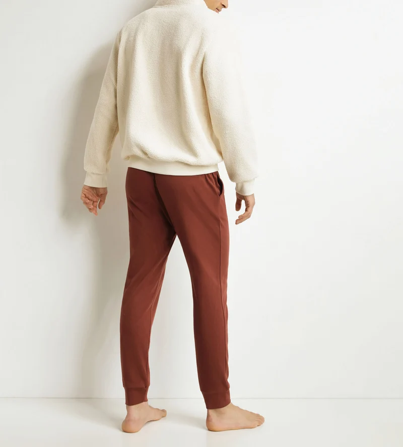 Pyjama-Hosen-Set für Männer Bordeaux Dim
