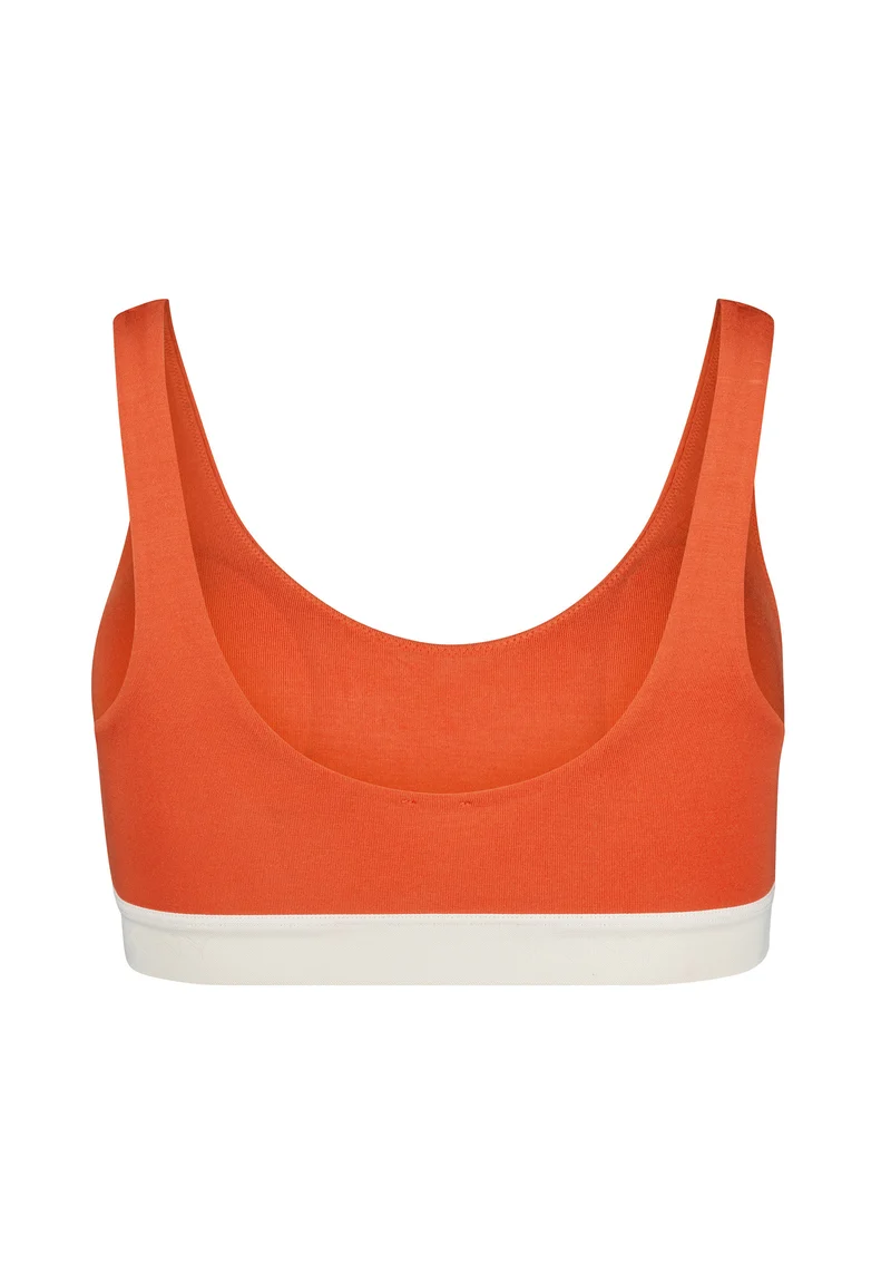 Modal Retro Crop top remov. pads | red orange 083320-08S796