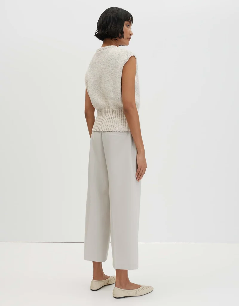 Charlie cropped ease, warm clay