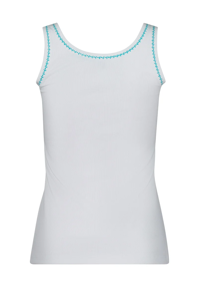 Rib Tops Tank top | whiteaqua 087526-08A392