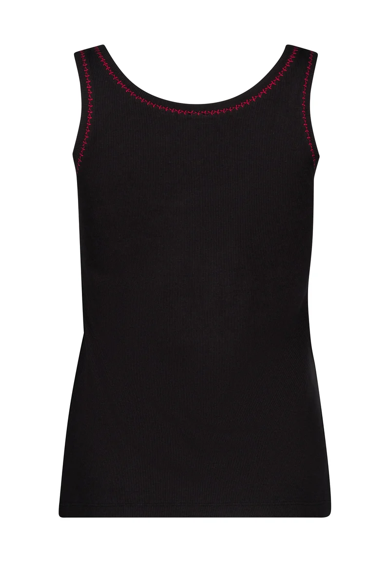 Rib Tops Tank top | blackred 087526-08A394