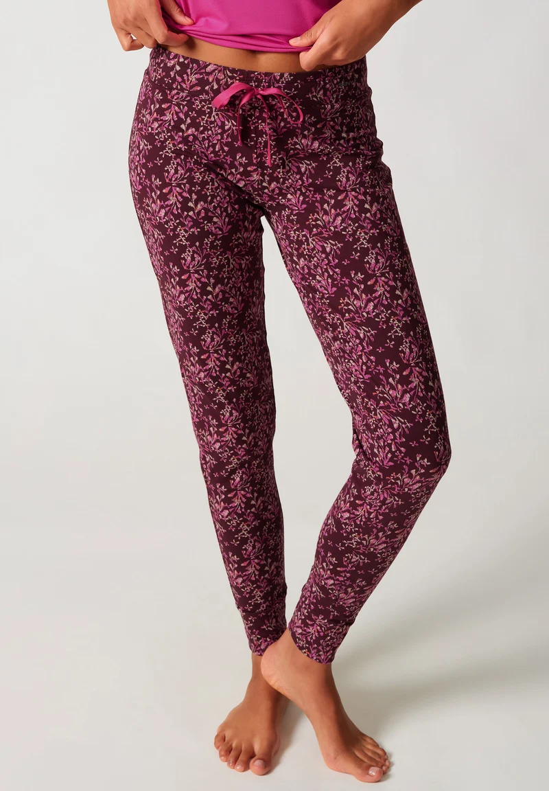 Night In Mix & Match Pants long | wild leaves 080790-08A170