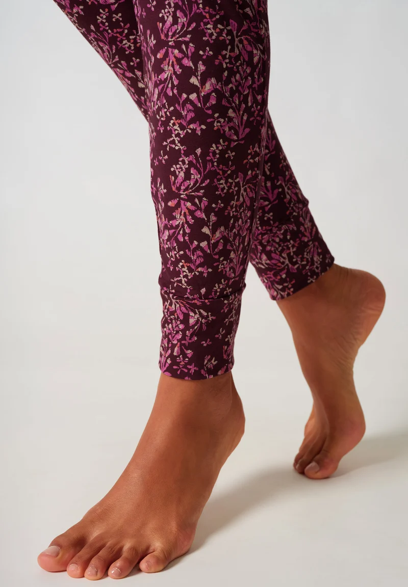 Night In Mix & Match Pants long | wild leaves 080790-08A170