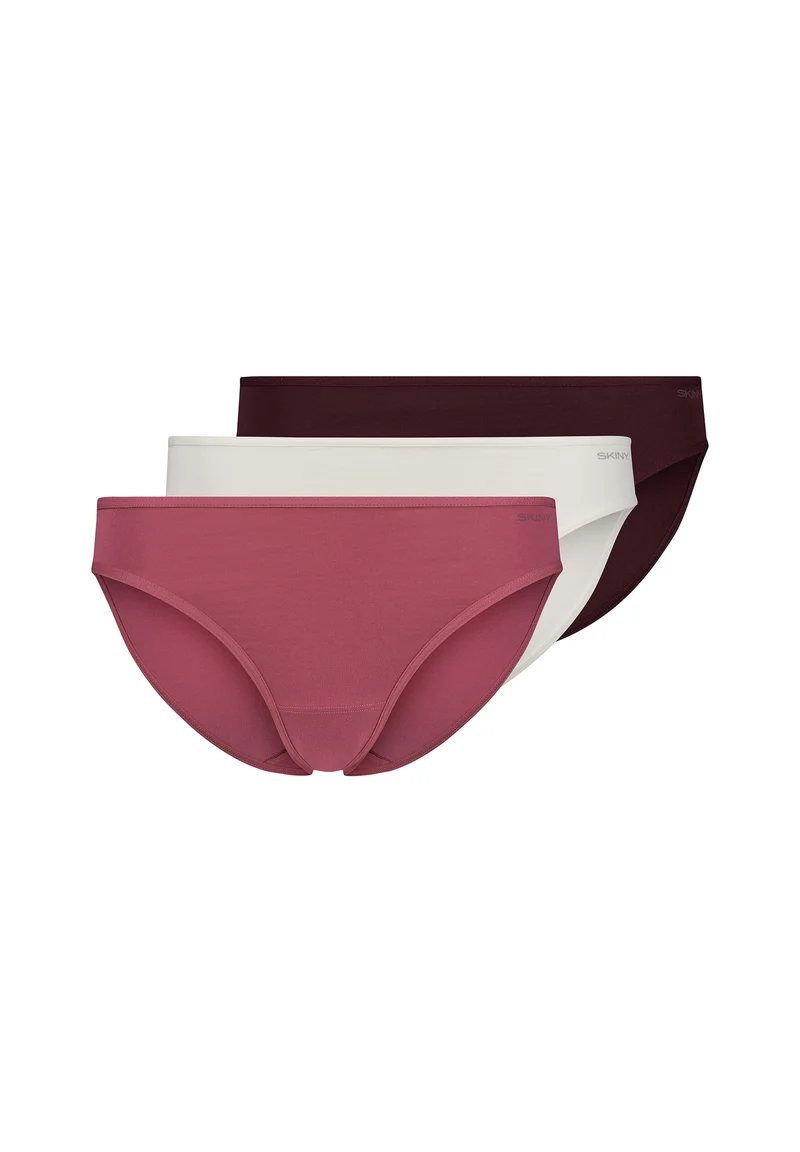 SKINY ADVANTAGE Cotton Stretch Bikini briefs 3 pack | rosewineivory selection 087176-08A142