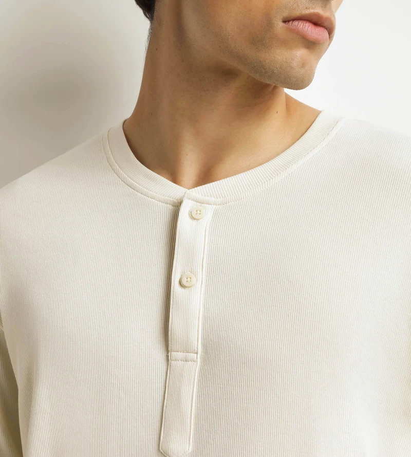 Pyjama-Hosen-Set für Männer Ivory Grün Dim