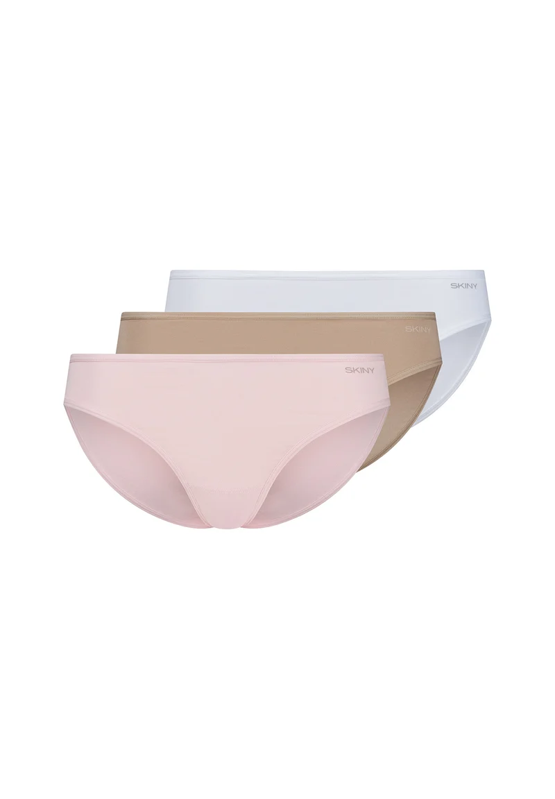 SKINY ADVANTAGE Cotton Stretch Bikini briefs 3 pack | whitelilacgoat selection 087176-08A051
