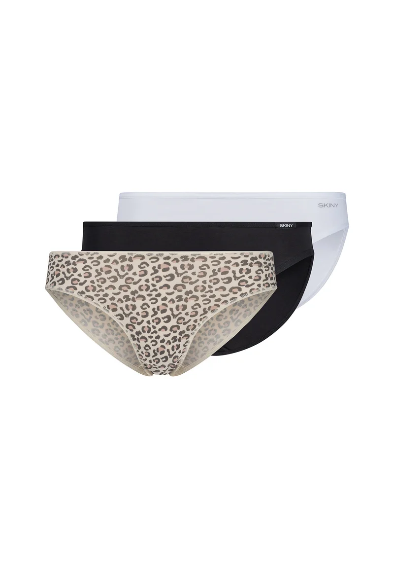 SKINY ADVANTAGE Cotton Stretch Bikini briefs 3 pack | blackwhiteleo selection 087176-08A198