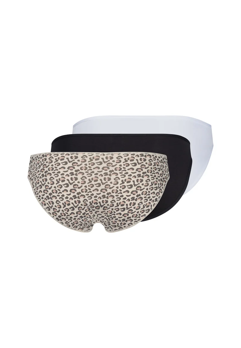 SKINY ADVANTAGE Cotton Stretch Bikini briefs 3 pack | blackwhiteleo selection 087176-08A198