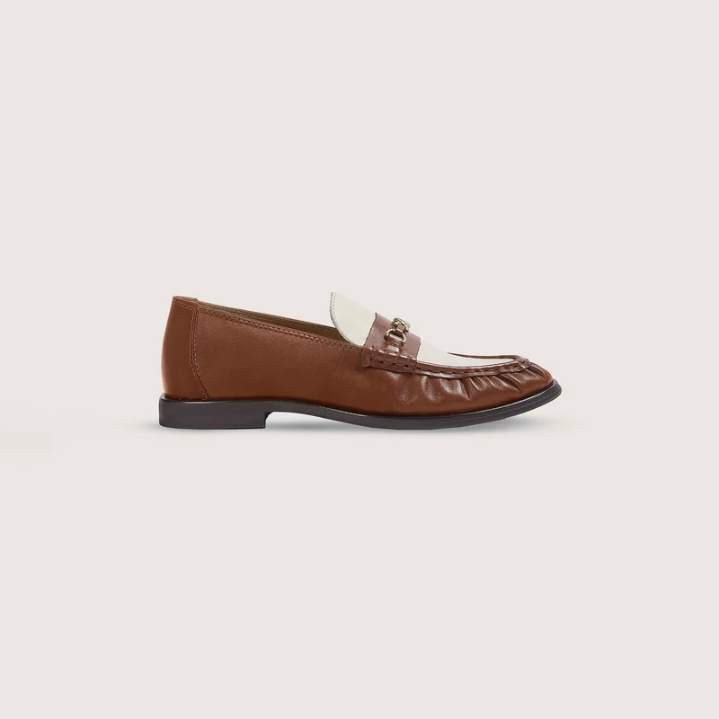 Agnes Loafers - Tan/Cream