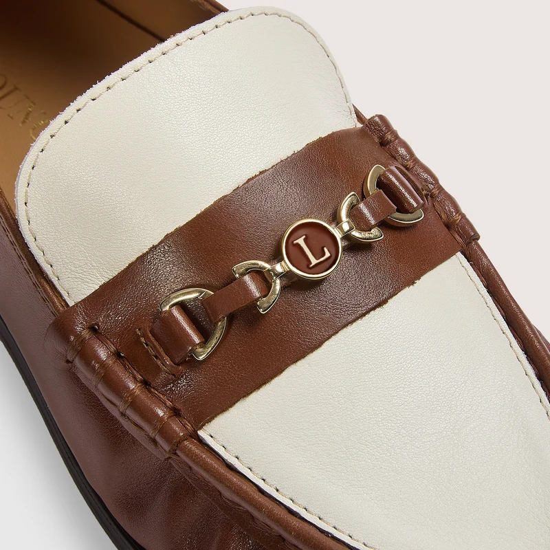 Agnes Loafers - Tan/Cream