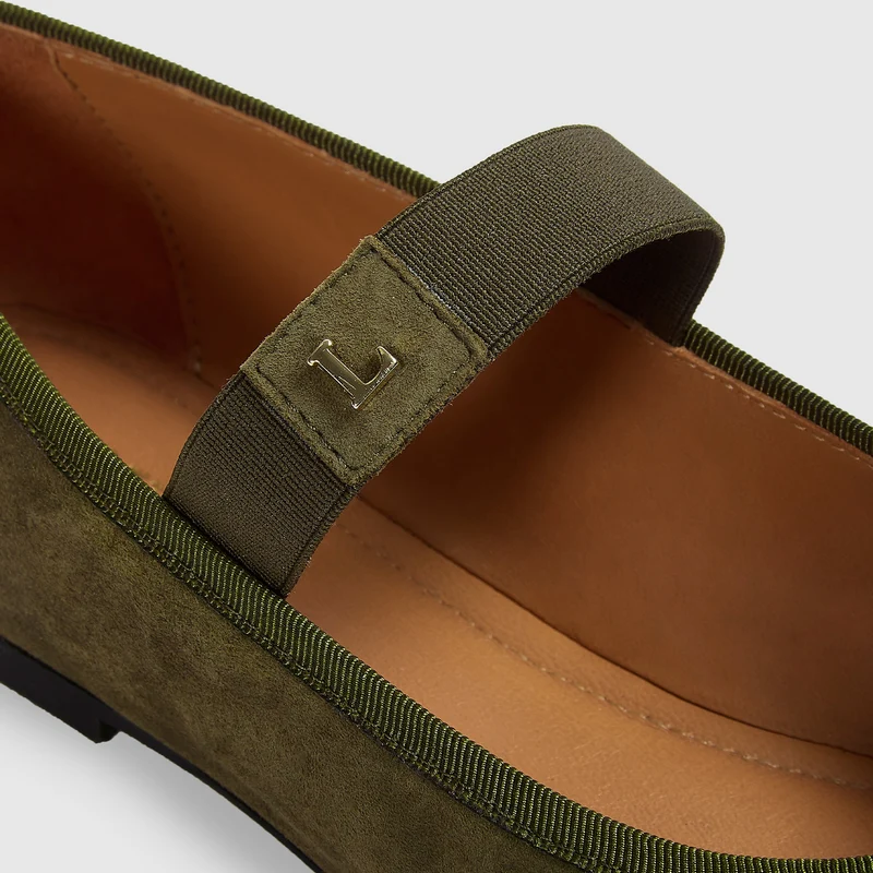 Juna Ballet Flats - Olive
