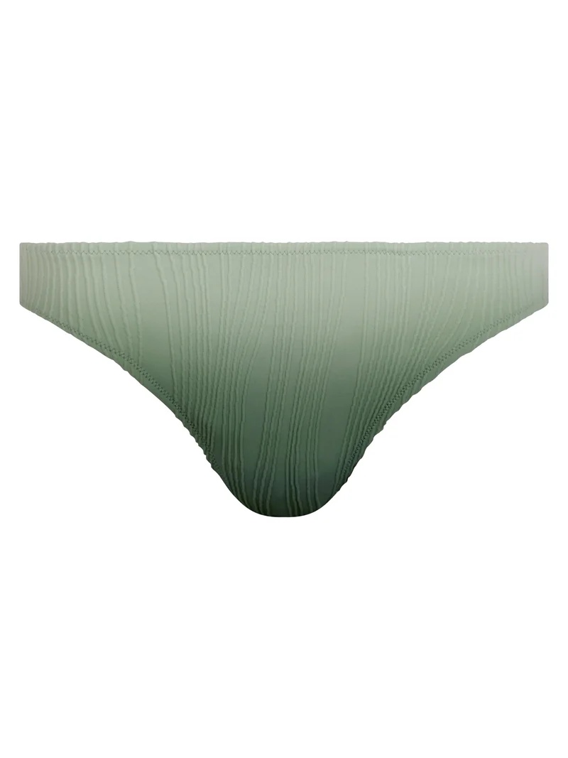 Chantelle Bademode – Badehose in Einheitsgröße. Grünes Batikmuster