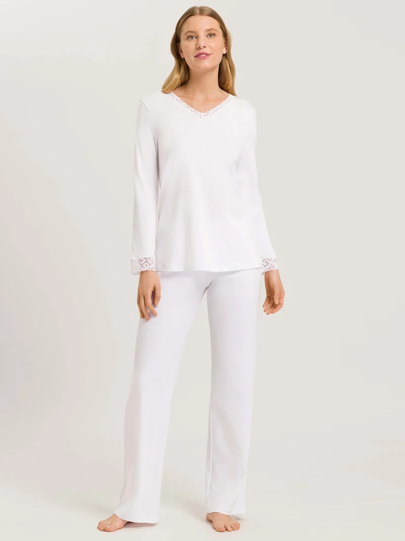 Pyjama lang mit Spitze MOMENTS Night