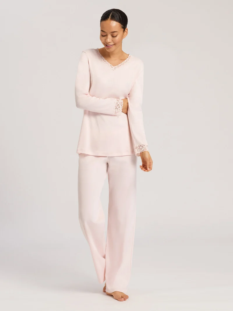 Pyjama lang mit Spitze MOMENTS Night