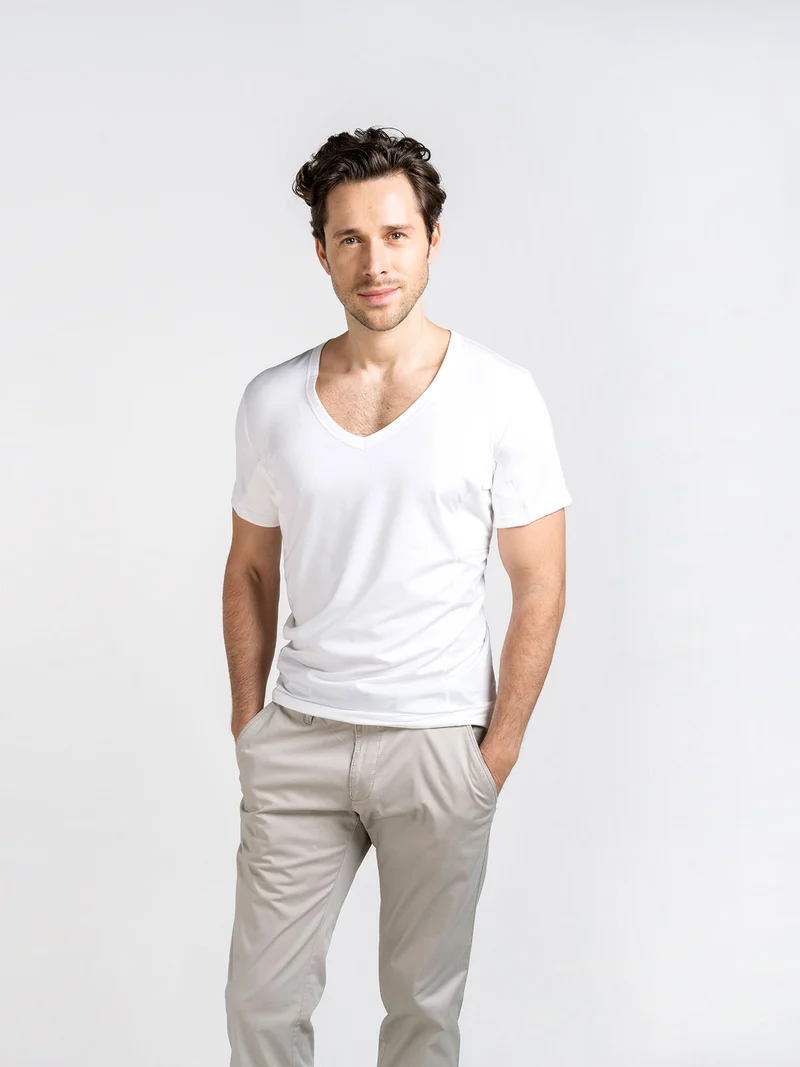 Protect Shirt mit V-Ausschnitt, STAY DRY FEEL SAVE