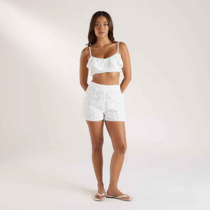 Lace Bralette - White
