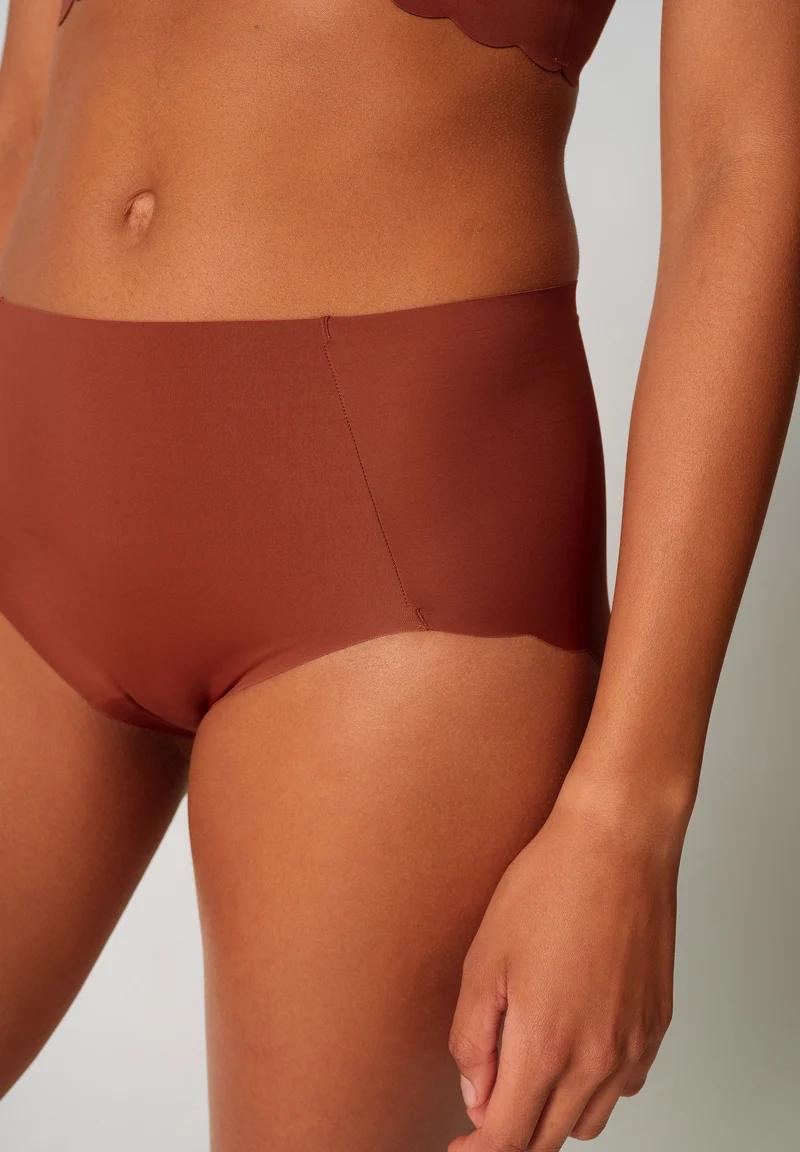 Sensation High waist briefs | marsala 087059-08A077