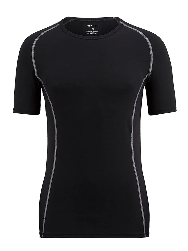 Shirt kurzarm, O-Neck, NEW WOOL
