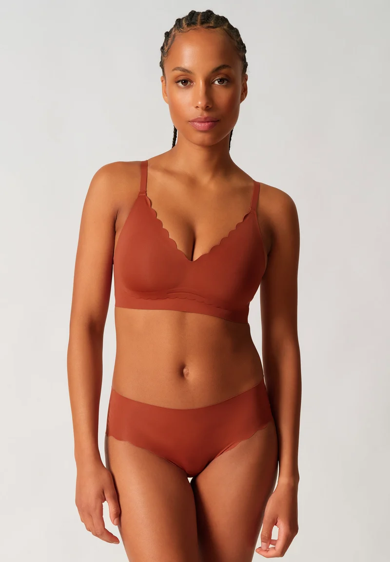 Sensation Crop top remov. pads | marsala 087053-08A077