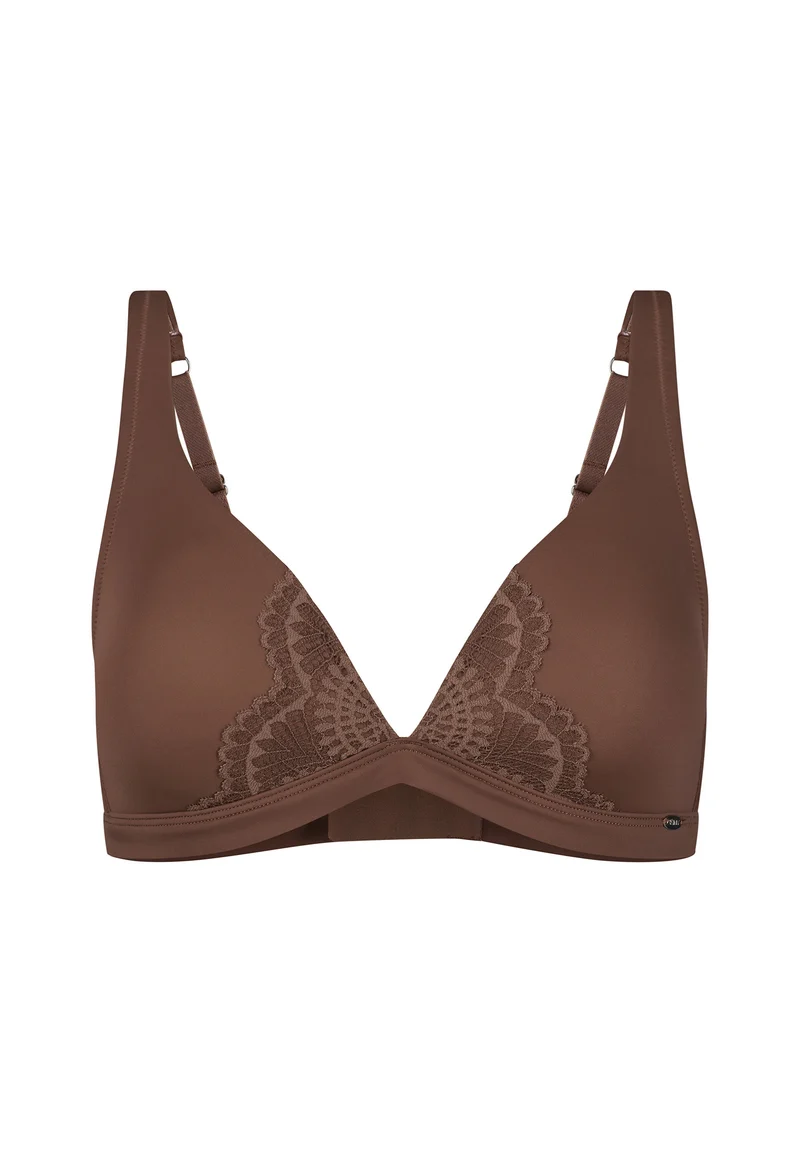 Micrornaments Padded triangle bra | deep taupe 084584-08A126