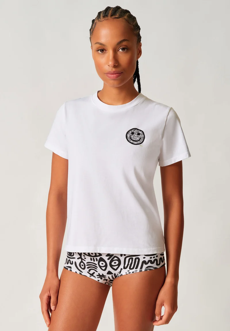 Premium Heavy Tee Shirt short sleeve | kuranyi white 087525-08A160