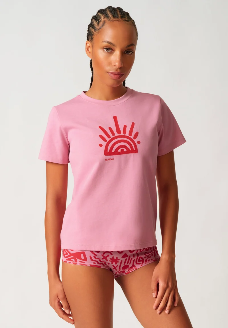 Premium Heavy Tee Shirt short sleeve | kuranyi pink 087525-08A162