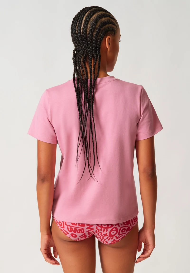 Premium Heavy Tee Shirt short sleeve | kuranyi pink 087525-08A162