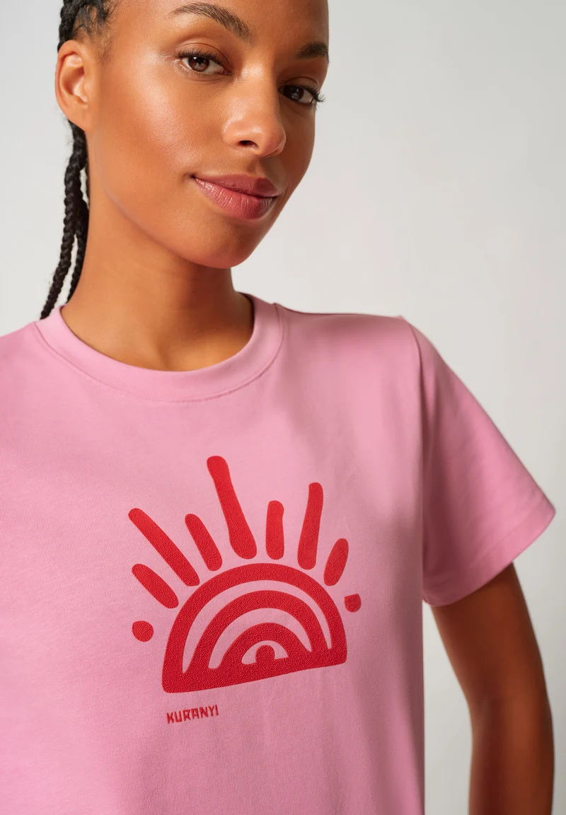 Premium Heavy Tee Shirt short sleeve | kuranyi pink 087525-08A162