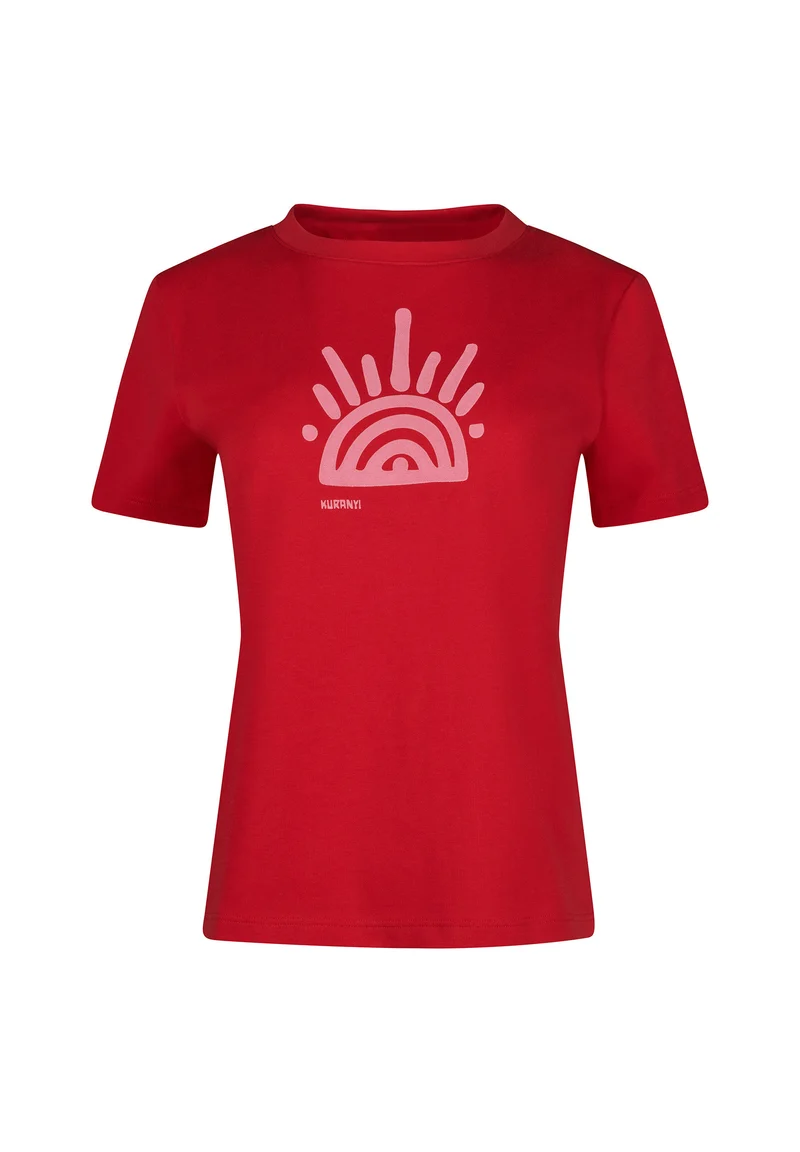 Premium Heavy Tee Shirt short sleeve | kuranyi red 087525-08A163