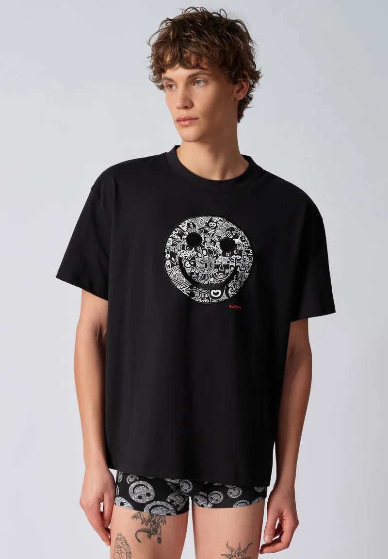 Premium Heavy Tee Shirt short sleeve | kuranyi black 087515-08A161