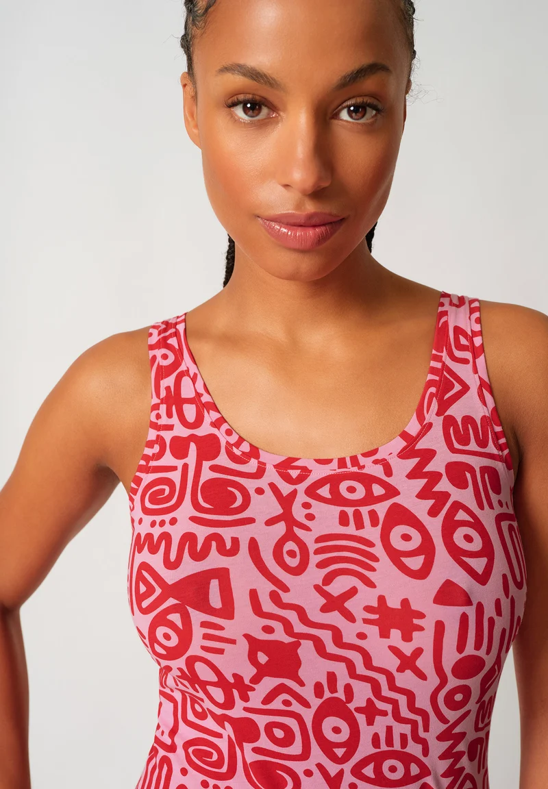 SKINY ADVANTAGE Cotton Stretch Tank top 2 pack | kuranyipink selection 087098-08A164