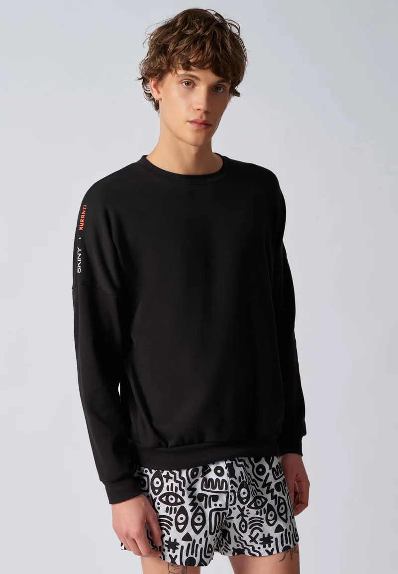 SKINY X LOUNGE Sweatshirt | kuranyi black 087041-08A161