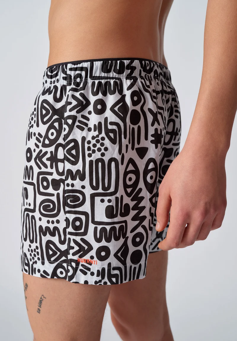 Boxersensation Unisex boxer shorts | kuranyi contrast 083043-08A108