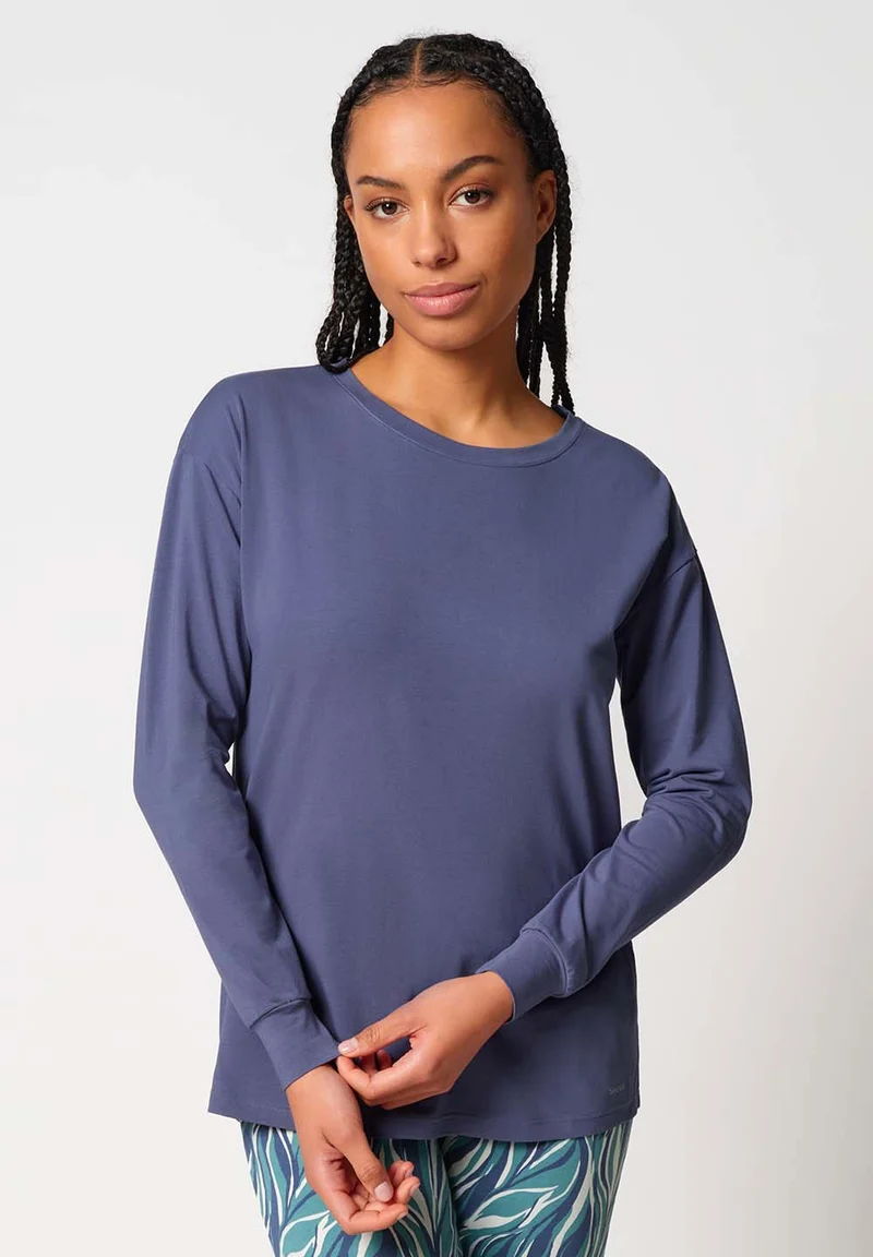 Night In Skiny 02 Shirt long sleeve | vintage indigo 087006-08S879