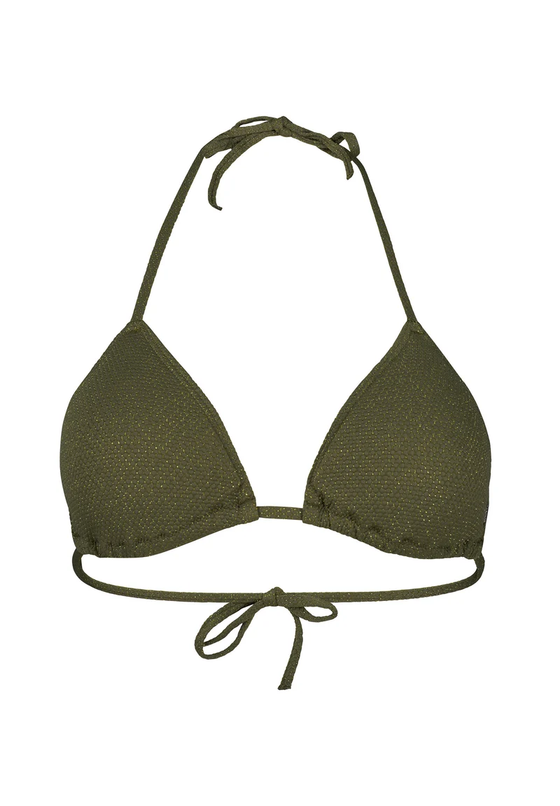 Summer Luxe Triangle bikini top | grapeleaf glitter 087219-08S988