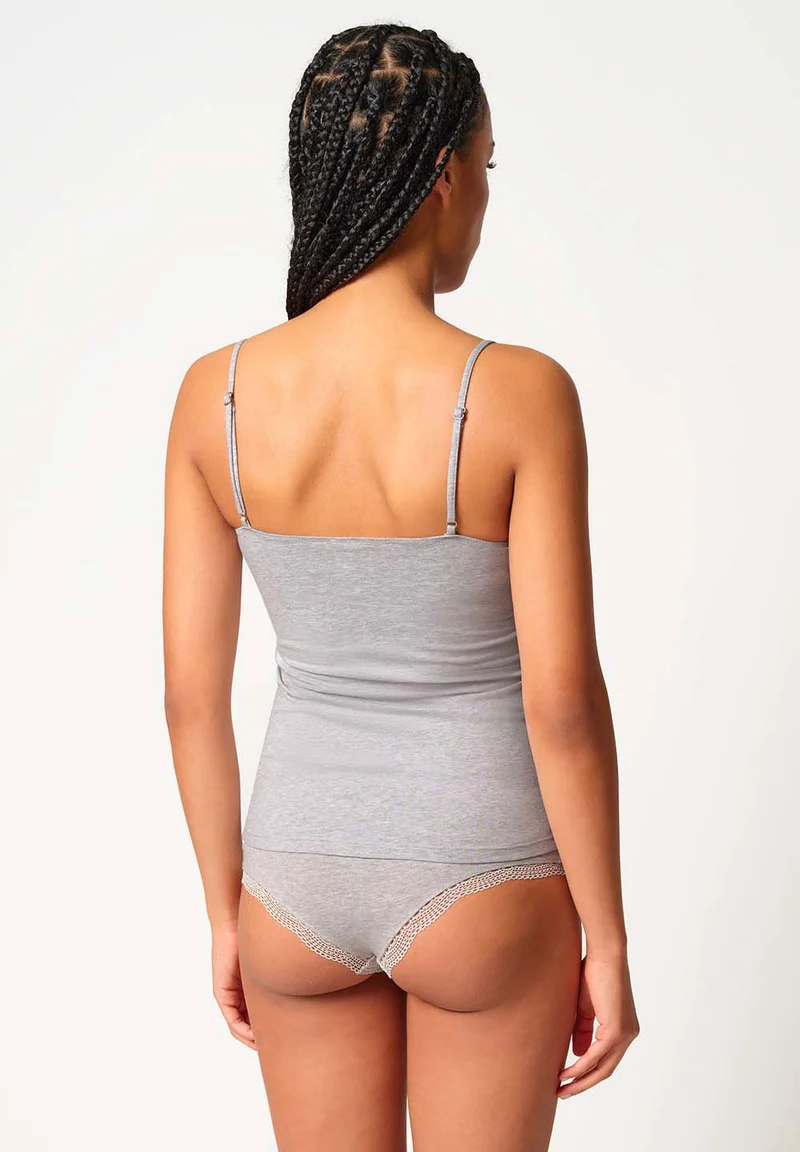 Classicotton Camisole | grey melange 082001-08S950
