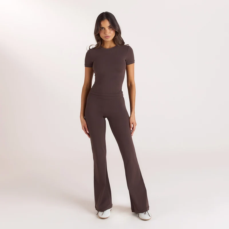 ContourSoft™ Schlagleggings - Dunkle Schokolade