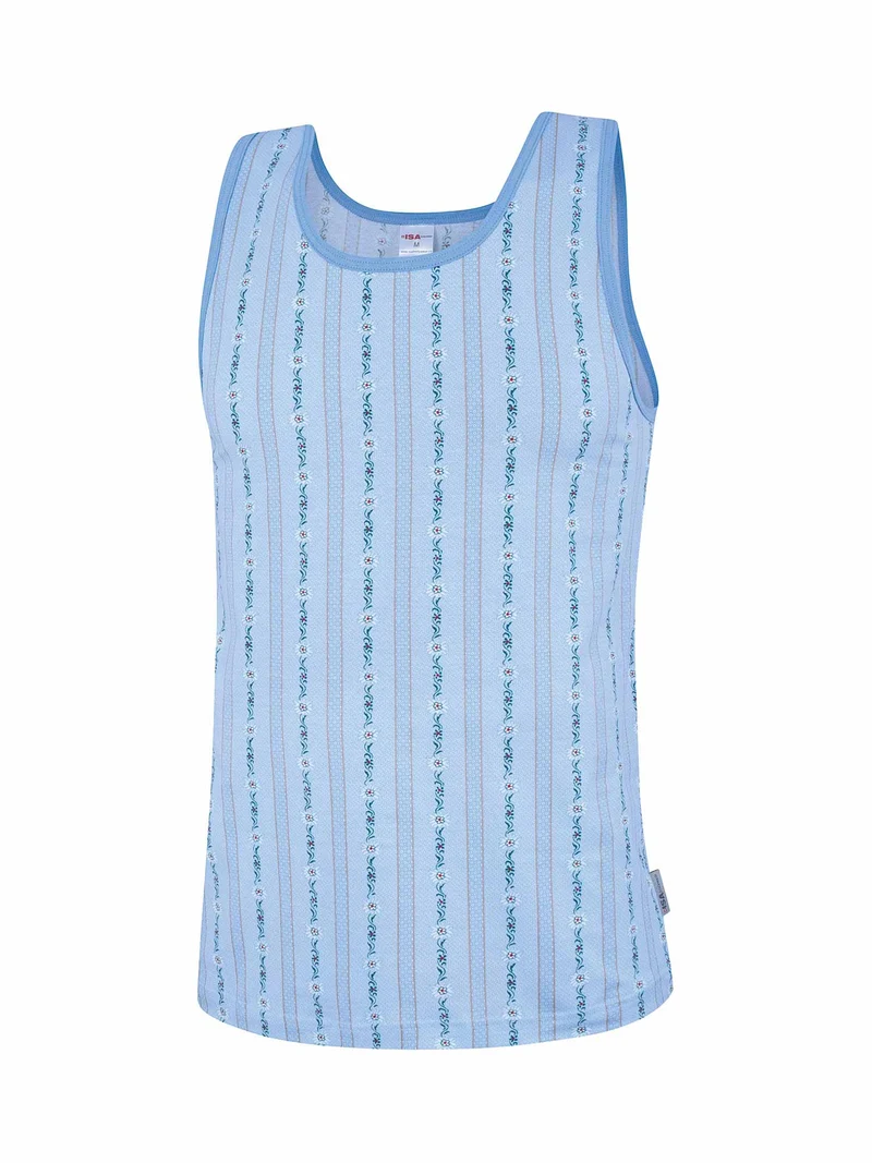 Athletshirt, Tank Top EDELWEISS in hell- und dunkelblau
