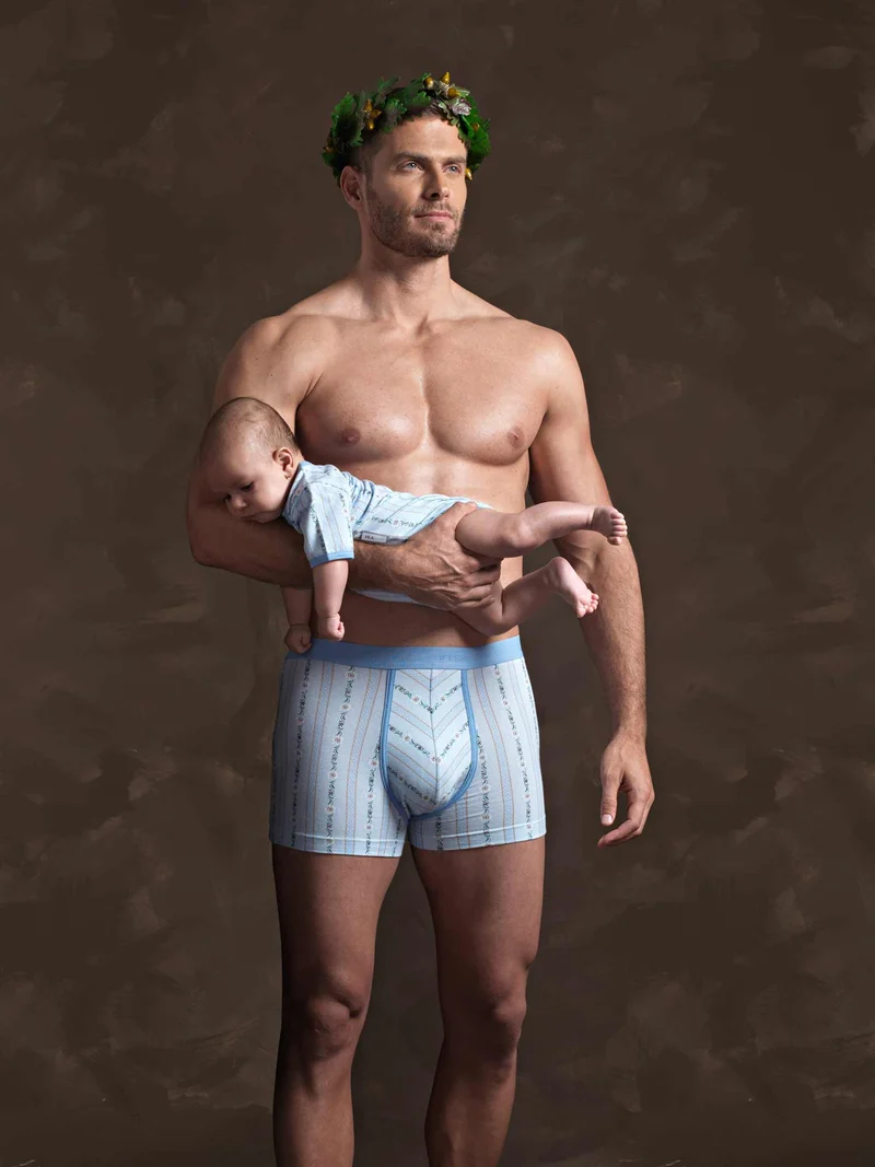 Pant Andy EDELWEISS in hell- und dunkelblau