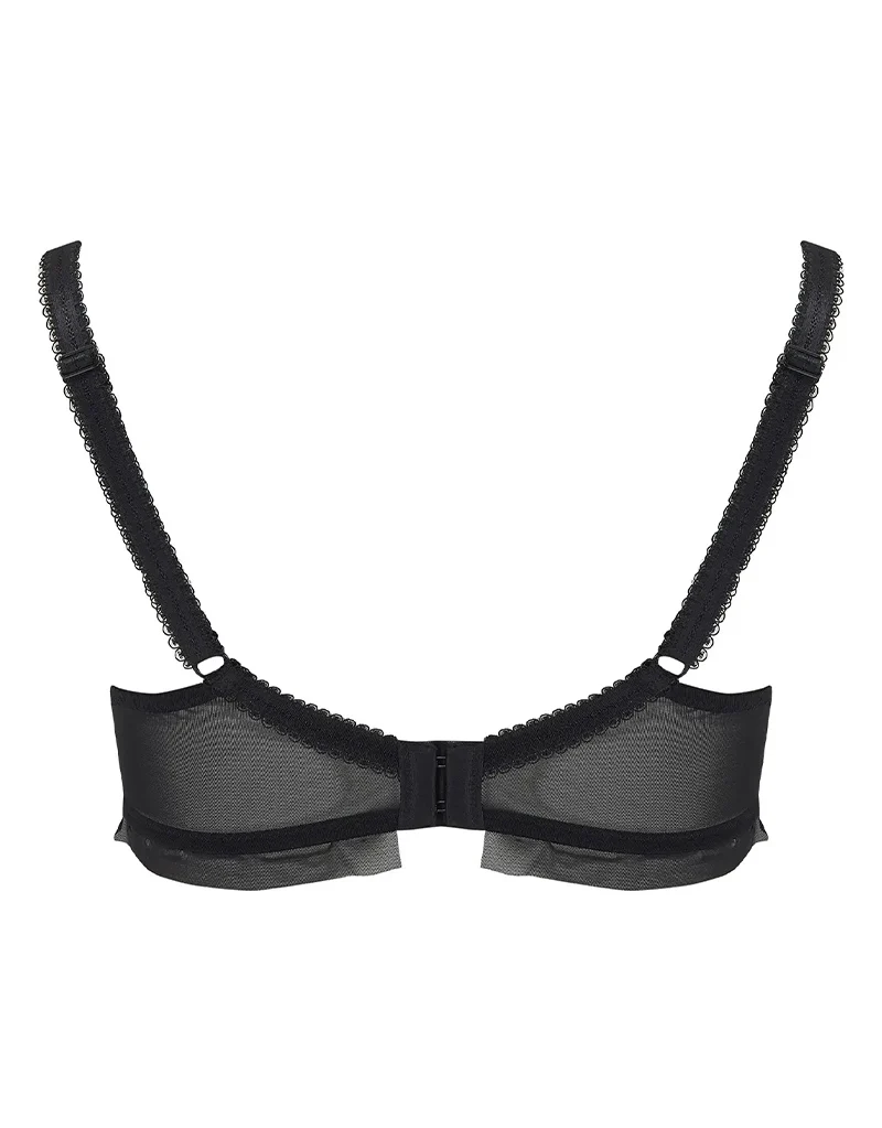 Pour Moi Gigi Plunge Bra Black/Rose Gold
