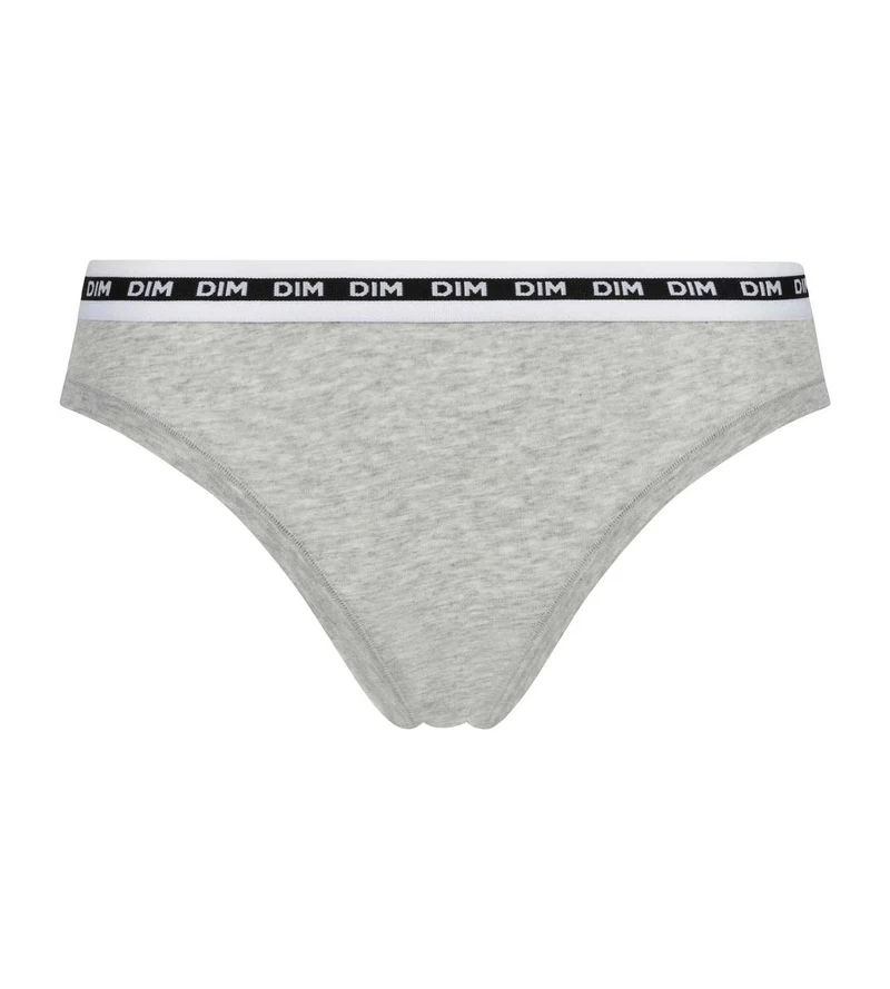 Panty für Frauen Grau meliert schmaler Gürtel Dim Icons
