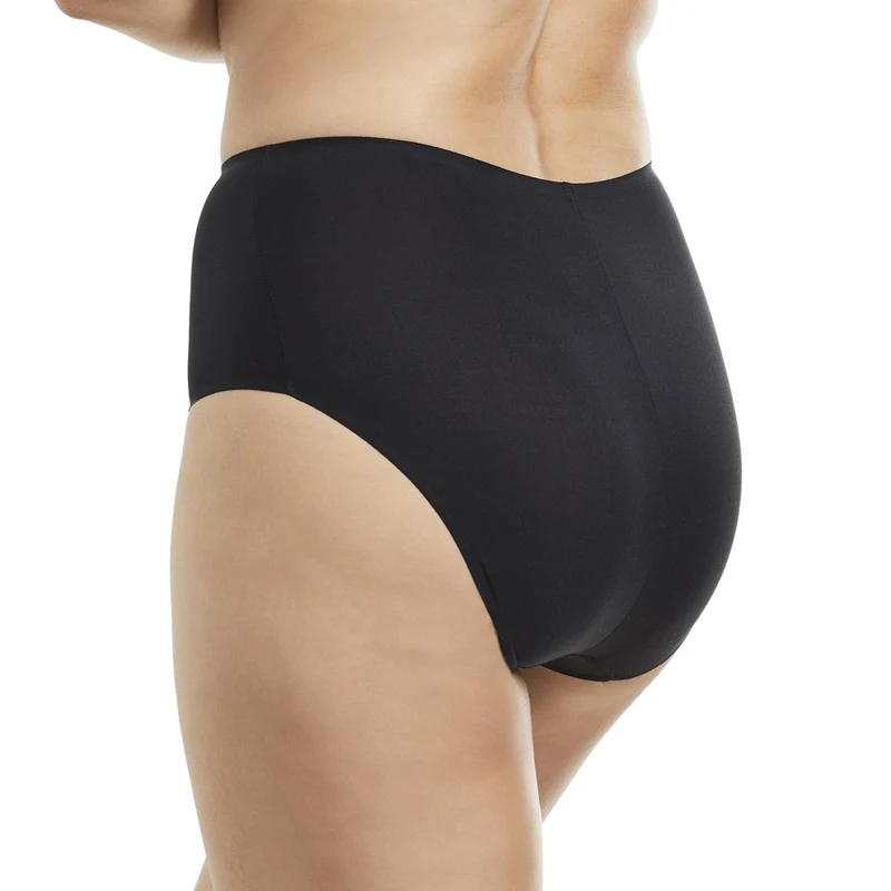 Naomi & Nicole Shapewear - Laser Cut Hipster Schwarz